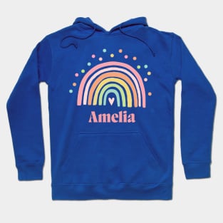 Hand Name Written Of Amelia Hoodie